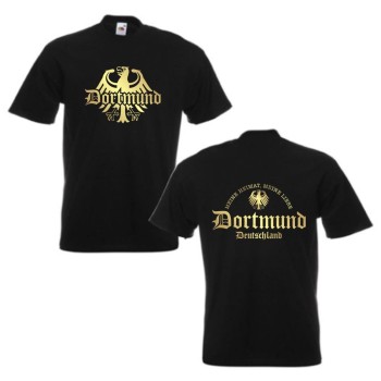 Dortmund Fan T-Shirt, meine Heimat meine Liebe (SFU08-04a)