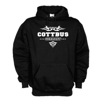 Cottbus Kapuzenpullover Fan Hoodie mit Tribal (SFU09-09d)