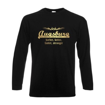 Augsburg harder better faster stronger – Longsleeve (SFU10-22b)