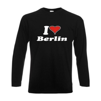 Berlin I love Longsleeve, Städteshirt (SFU11-08b)