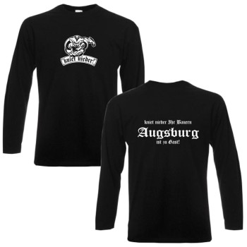 Augsburg ist zu Gast Longsleeve, langarm Städteshirt (SFU12-22b)