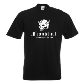 Frankfurt harder than the rest, T-Shirt mit Totenkopf (SFU14-38a)
