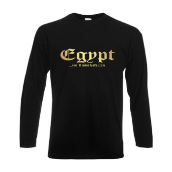 Longsleeve ÄGYPTEN, never walk alone, S - 6XL (Egypt) (WMS01-05b)