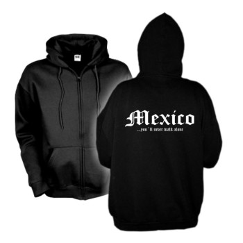 Kapuzenjacke MEXICO, never walk alone, S - 6XL (WMS01-38e)