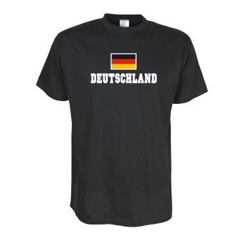 T-Shirt DEUTSCHLAND, Flagshirt, Fanshirt S - 5XL (WMS02-01a)