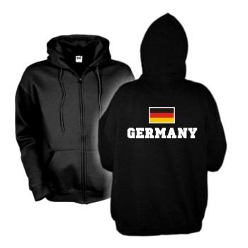 Kapuzenjacke GERMANY, Flagshirt, Hoodie S-6XL (WMS02-02e)