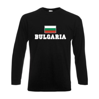 Longsleeve BULGARIEN (Bulgaria), Flagshirt, Fanshirt S - 6XL (WMS02-13b)