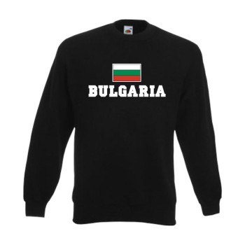 Sweatshirt BULGARIEN (Bulgaria), Flagshirt, Fanshirt S - 6XL (WMS02-13c)