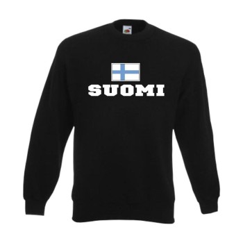 Sweatshirt FINNLAND (Suomi), Flagshirt, Fanshirt S - 6XL (WMS02-20c)