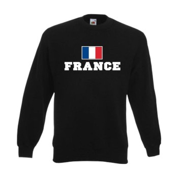 Sweatshirt FRANKREICH (France), Flagshirt, Fanshirt S - 6XL (WMS02-21c)