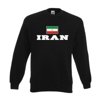 Sweatshirt IRAN, Flagshirt, Fanshirt S - 6XL (WMS02-26c)