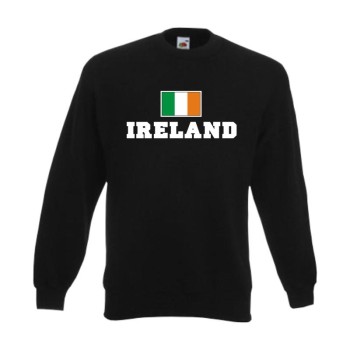 Sweatshirt IRLAND, Flagshirt, Fanshirt S - 6XL (WMS02-27c)