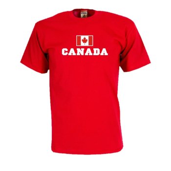 T-Shirt KANADA (Canada), Flagshirt, Fanshirt S - 5XL (WMS02-33a)