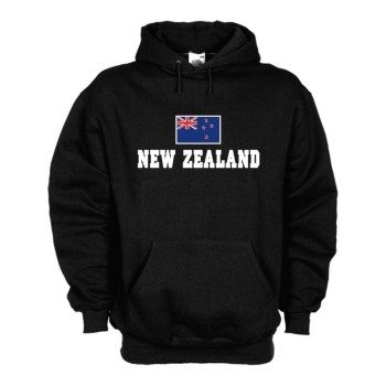 Kapuzensweat NEUSEELAND (New Zealand), Flagshirt, Fan Hoodie S-6X (WMS02-40d)