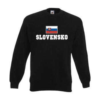 Sweatshirt SLOVAKEI (Slovensko), Flagshirt, Fanshirt S - 6XL (WMS02-58c)