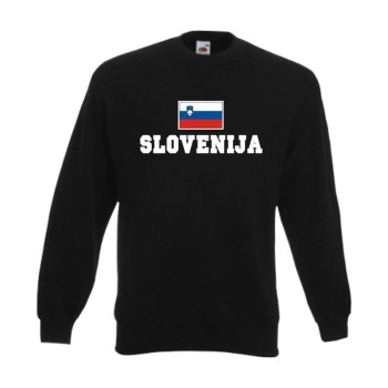 Sweatshirt SLOVENIEN (Slovenija), Flagshirt, Fanshirt S - 6XL (WMS02-59c)