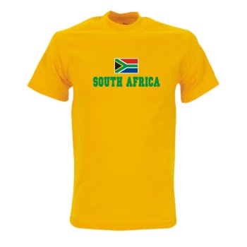 T-Shirt SÜDAFRIKA (South Africa), Flagshirt, Fanshirt S - 5XL  (WMS02-61a)