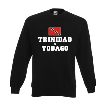 Sweatshirt TRINIDAD & TOBAGO, Flagshirt, Fanshirt S - 6XL (WMS02-65c)