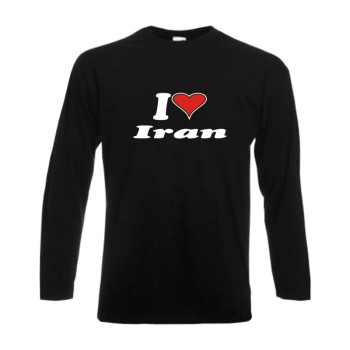 Longsleeve I love IRAN Länder Fanshirt (WMS04-26b)