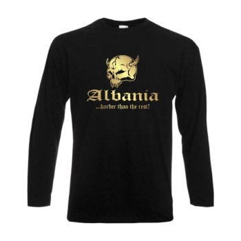Longsleeve ALBANIEN (Albania) harder than the rest (WMS05-06b)