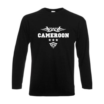 Longsleeve KAMERUN (Cameroon) Ländershirt S - 6XL (WMS06-32b)