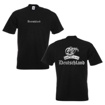 T-Shirt DEUTSCHLAND harder than the rest, S - 12XL (WMS08-01a)