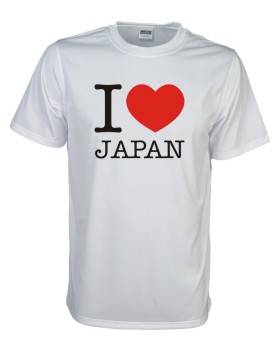 T-Shirt, I love JAPAN, Länder Fanshirt S-5XL (WMS11-31)