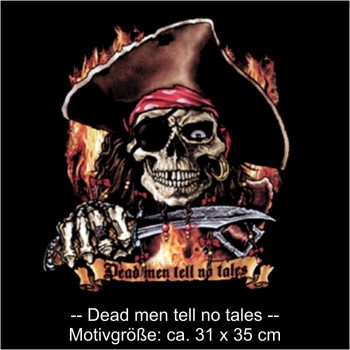 Sweatshirt Dead men tell no tales, Totenkopf, Funshirt S - 6XL (ADS00711)