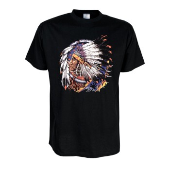 Fun T-Shirt Indian Chief, Indianer Funshirt S - 6XL (AIM00125)