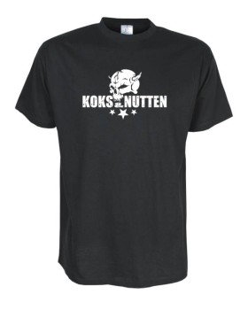 Koks & Nutten skull, Fun T-Shirt in Übergrößen