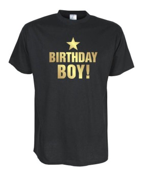Birthday Boy, cooles Geburtstags Fun T-Shirt (FSG049)
