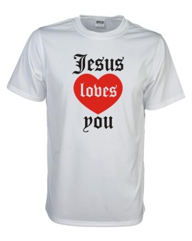 Jesus loves you, Fun T-Shirt