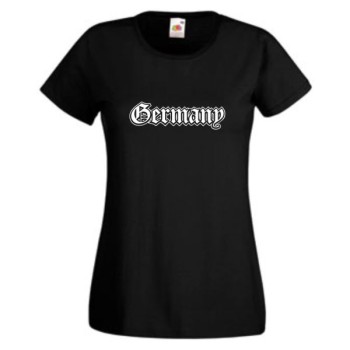 Germany, T-Shirt, Damen Funshirt