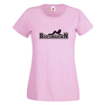 Böses Mädchen, T-Shirt, Damen Funshirt