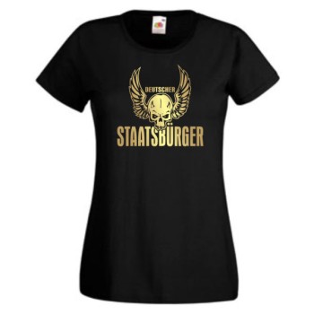 Deutscher Staatsbürger, T-Shirt, Damen Funshirt