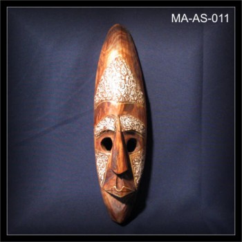 Wandmaske BIG NOSE, 50cm, Bali, Schnitzerei (MA-AS-011)