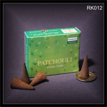 Patchouli 10 Räucherkegel aus Indien (RK012)
