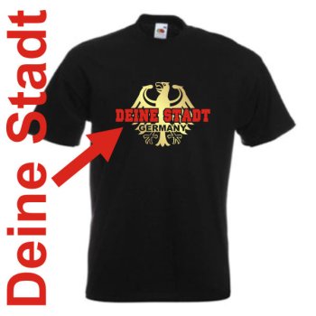 T-Shirt - Deine Stadt - Germany, Städteshirt (SFU06-01a)