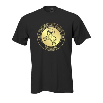 Widder Sternzeichen Fun T-Shirt (STZ010)
