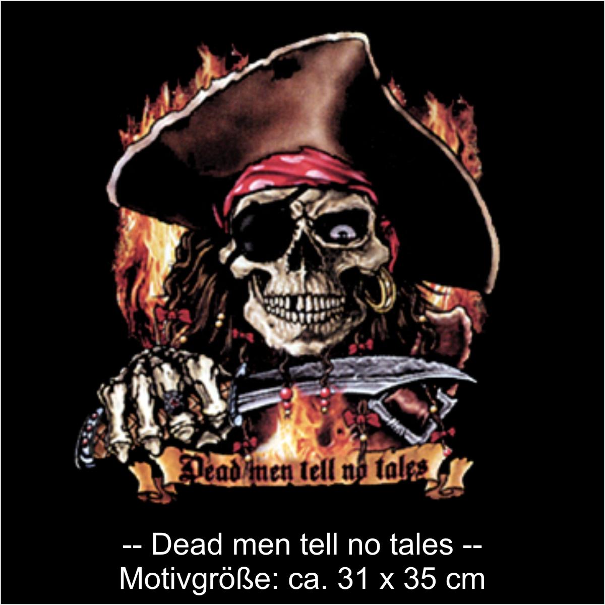 Totenkopf Funshirt S Sweatshirt Dead men tell no tales ADS00711 6XL
