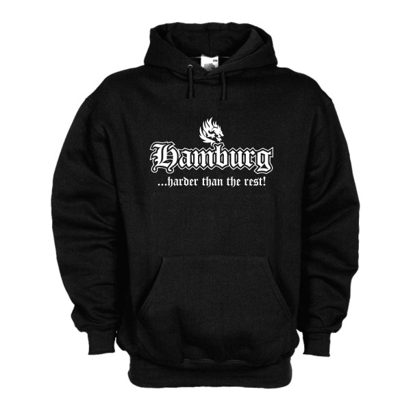 Hamburg Kapuzenpulli harder than the rest Fan Hoodie (SFU03-12d)