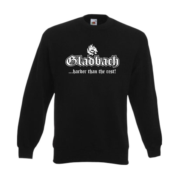 Gladbach harder than the rest Sweatshirt – Fanshirt (SFU03-29c)