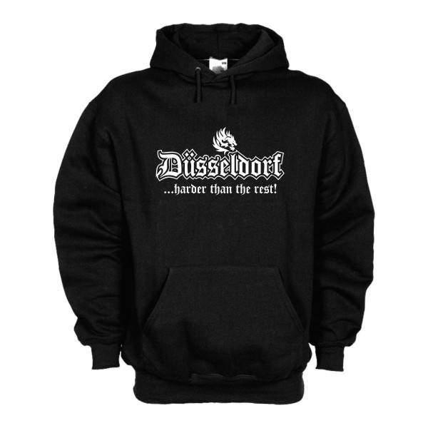 Düsseldorf Kapuzenpulli harder than the rest Fan Hoodie (SFU03-35d)