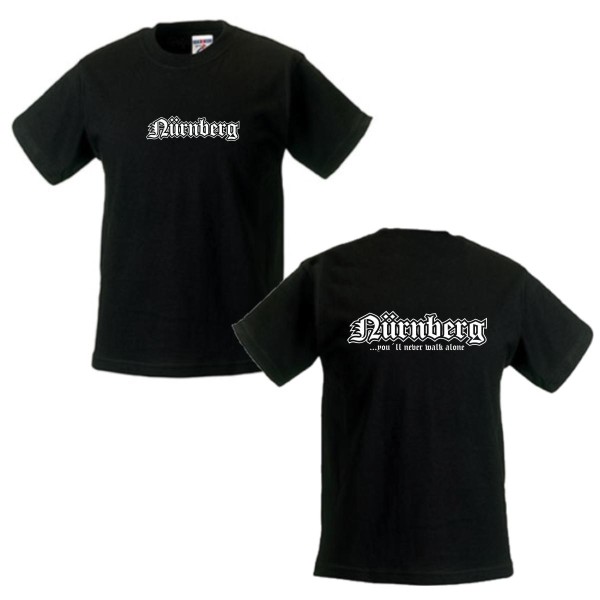 Nürnberg never walk alone Kinder Fanshirt (SFU04-02f)