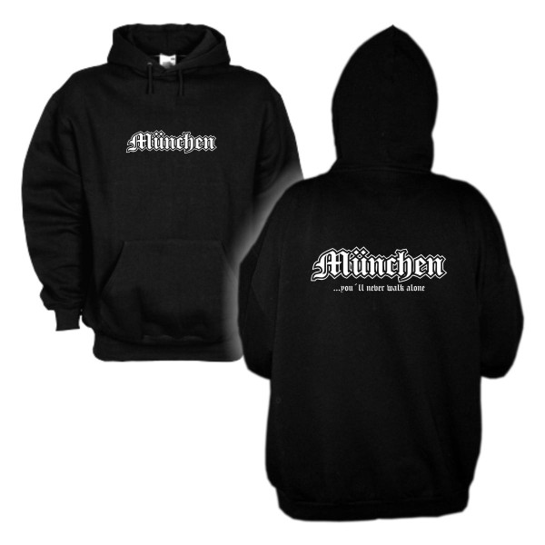 München Kapuzenpullover never walk alone Fan Hoodie (SFU04-31d)