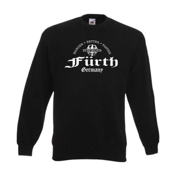 Fürth Sweatshirt, harder better faster stronger (SFU07-07c)
