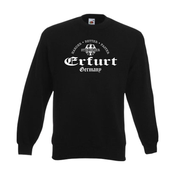 Erfurt Sweatshirt, harder better faster stronger (SFU07-33c)
