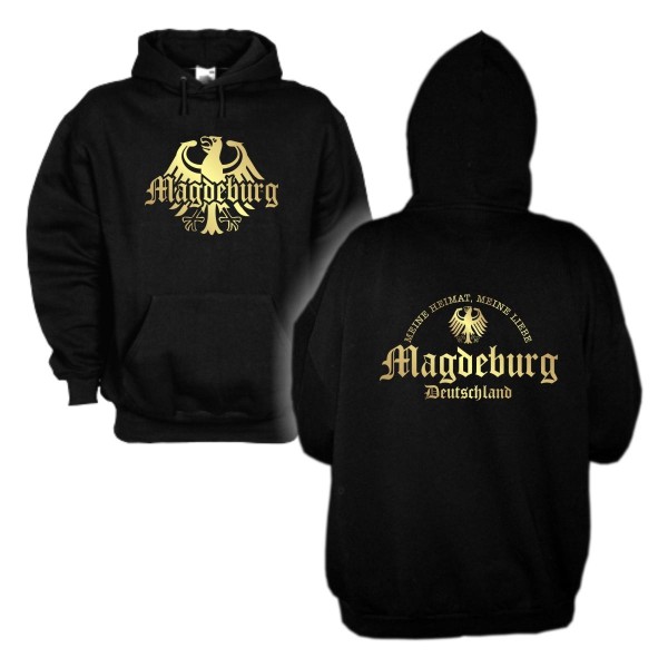 Magdeburg Kapuzenpullover meine Heimat meine Liebe (SFU08-36d)
