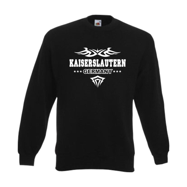 Kaiserslautern Sweatshirt, Städteshirt mit Tribal (SFU09-15c)