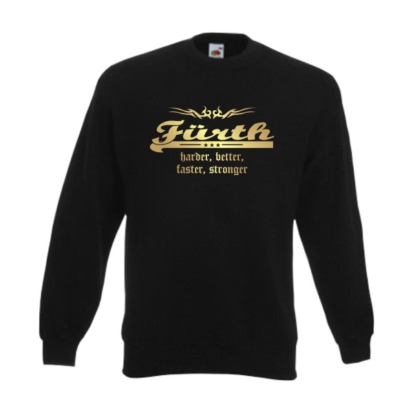 Fürth harder better faster stronger – Sweatshirt (SFU10-07c)